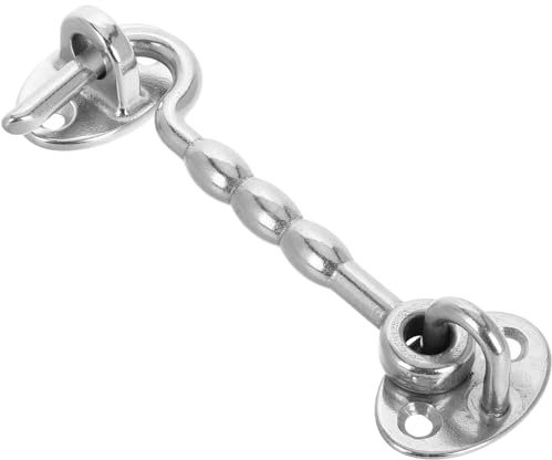FELTECHELECTR Gancio e Occhiello in Acciaio Inox 316 Resistente al Vento per Porte e Finestre Gancio per Serratura Porta Scorrevole Accessorio per Barche e Yacht con Base di Montaggio Facile