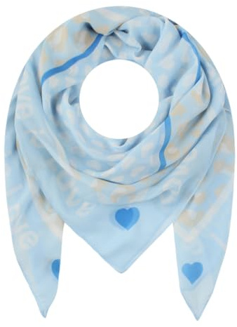 Majea - Dreieckstuch Damen-Halstuch, Schal Scarf Stola Quadratischer Schal Damen (880070) (blau 16)