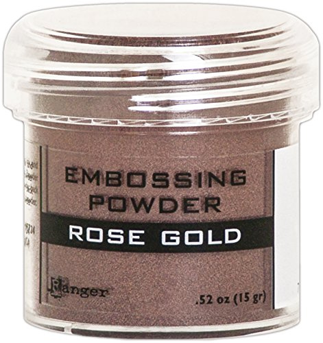 Ranger EPJ60390 Poudre à Embosser Métallique Or Rose Matière Synthétique Marron 4,4 x 4,4 x 4,4 cm