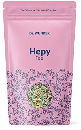 Dr. Wunder® HEPY Tee 100g: Leber- und Gallenblasenreinigung | Kräutertee in Apotheken-Qualität | wertvolle Bitterstoffen zur Stärkung der Leberfunktion