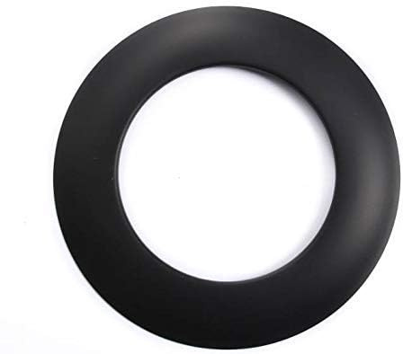 rg-vertrieb Wandrosette Ø 150 mm für Ofenrohr – 2mm Stahlblech Rosette Schwarz Senotherm Umweltlack – Kaminrosette Rauchrohr Abgasrohr Blende
