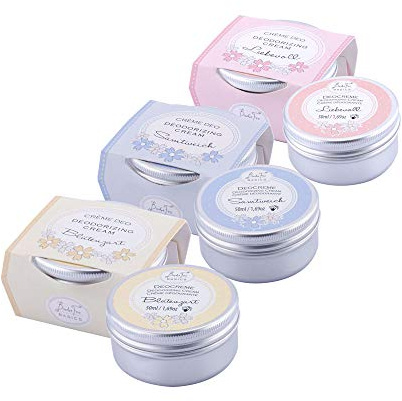 BadeFee - Deocreme 3er Set vegan jeweils 50 ml - Feste Deo Creme mit Sheabutter, Kokos- & Mandelöl ohne Aluminiumsalze & Tierversuche - 24h Antitranspirant für empfindliche Achseln