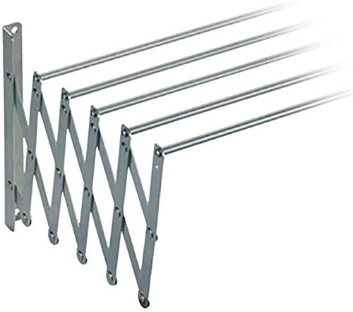 Vivahogar TENDEDERO de Aluminio 5 B. EXT 180X77X37CM ACORDEON