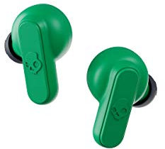 Skullcandy Dime In-Ear Wireless Earbuds, 12 Hr Battery, Microphone, Works with iPhone Android and Bluetooth Devices - Dark Blue/Green