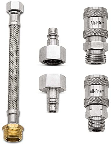 Alb Filter ANSCHLUSS-SET 20cm UNTERTISCH Schnellkupplung