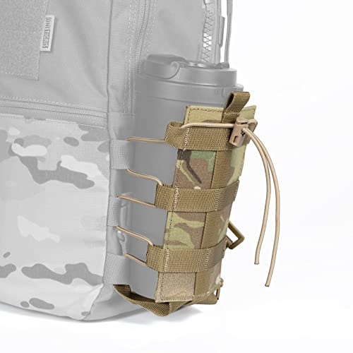 OneTigris ROC, vattenflaskhållare, MOLLE, fältflaskficka, hållare, extremt minimalistisk drickflaskhållare