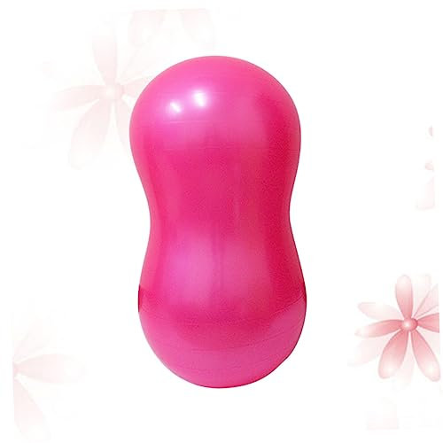 HONMEET Verdickter Anti Burst Yogaball Erdnussförmiger Gymnastikball Aus Robustem PVC Trainingsgerät Für Gleichgewicht Kraft Und Koordination Fitnessstudio Heimtraining Pilates