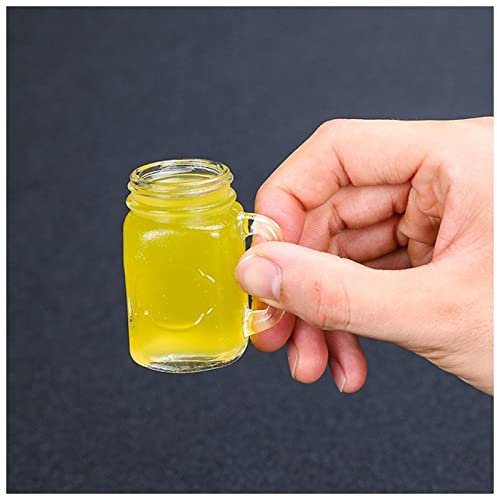 Copas De Vino Personalizadas 6pcs Mini Cup Thot Shot Bullet Taza Originalidad Agave Vodka Coctel de vidrio Glass Deep Agua Bomb Bar Pequeño Capacitación Bar Party Club Copas De Vino ( Size : 45ml )