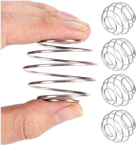 BodunTech 4 Stück 304 Edelstahl Ersatz Edelstahl Shaker Kugeldraht Schneebesen Mixer Mixer Mixing Ball Cup Protein Shaker