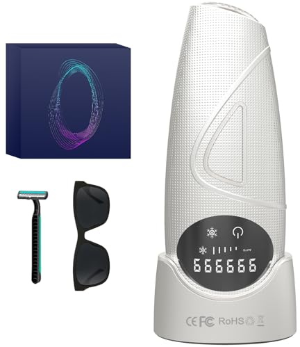 Atopskins IPL Haarentfernungsgerät, Schmerzlose Laser-Haarentfernung, 5 Intensitäten IPL Geräte Haarentfernung Und IPL Laser 2 in 1, Kann am Ganzen Körper Angewendet Werden, Inklusive IPL-Schutzbrille