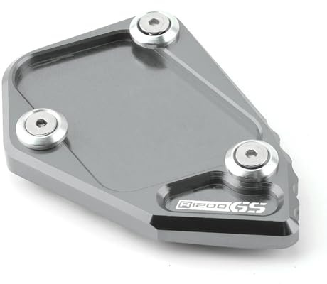 Motorrad Ständer Fuß Seitenverlängerung Pad Für B&MW R 1200 GS R 1200GS Adventure R1200 GS Adv 2008 2009 2010 2011 2012 Motorrad CNC Kickstand Seitenständer Vergrößerungsverlängerung(Titanium)