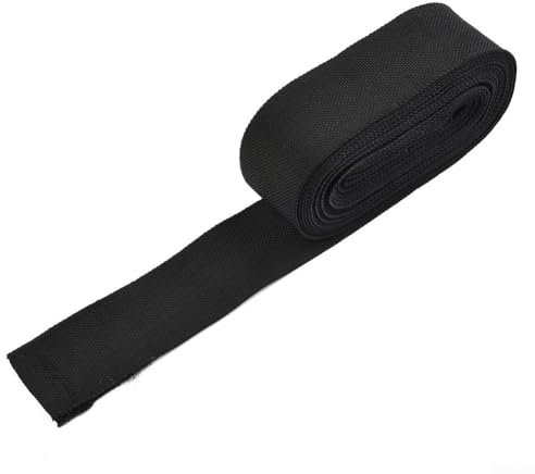 Nylon Abrasive Sleeve Sheath Cable Cover, 25ft, Welding Torch and Hydraulic Hose Protection