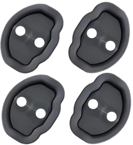 PENIKOKO 4pcs Car Silicone Door Latch Cushion Protection Cover Lock Pad for Model y Car Accessories Exterior