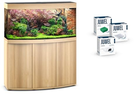 JUWEL Aquarium - Vision 260 Kombination Helles Holz Premium-Bundle