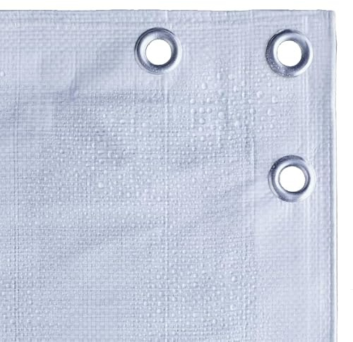 A-TEX® Gerüstbauplane 140g/m² (2,10 m x 20 m) Verschiedene Größen wählbar | Doppelösenplane | Gewebeplane Polybandplane Schutzplane | wasserdicht | reißfest | UV-stabilisiert
