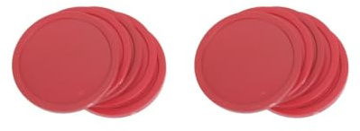 4 st Air Hockey bord arkad spel puckar 82 mm röd