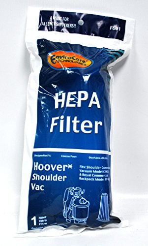 EnviroCare Replacement HEPA Vacuum Cleaner Filter Designed to fit Hoover Shoulder Vacuum
