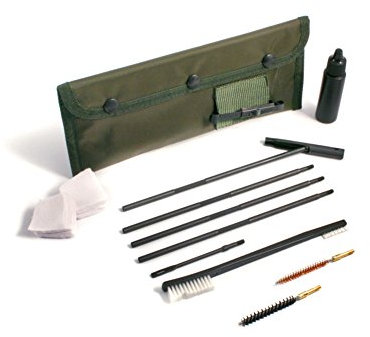 niebling Kit de Limpieza, 8 Piezas, M4, para Calibre .43.46/11 – 11, 6 mm Arma Lavado, Verde Oliva, One Size