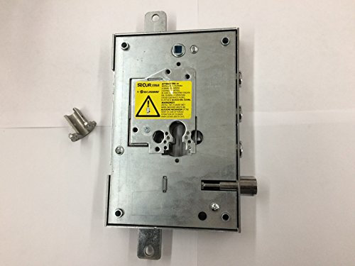 SERRATURA PER PORTE BLINDATA SECUREMME SERIE 25 CON CUORE A CILINDRO EUROPEO ENTRATA CHIAVE E MANIGLIA 63mm DESTRA A SPINGERE 3 CATENACCI D18 INTERASSE 37mm
