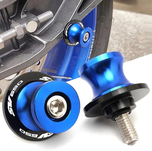 SV650 M8*1,5 Motorrad Heckständer Schwingspule Für SV650S SV650X SV650A | 2pcs Schwinge Ständer | motorrad heckständer schwingspule | Blau