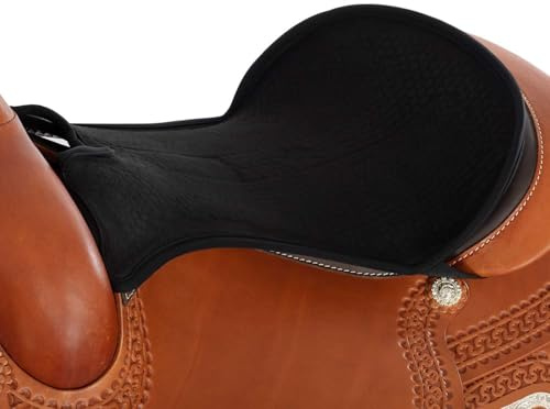 Acavallo Gelpolster Western Dri-Lex - schwarz