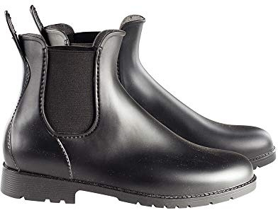 HORZE Bottines d'équitation Palermo imperméables en caoutchouc pour femme
