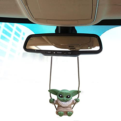 Alwoligag Car Mirror Hanging Charm Pendant - Car Mirror Suspension Decorative Accessories (Sit)