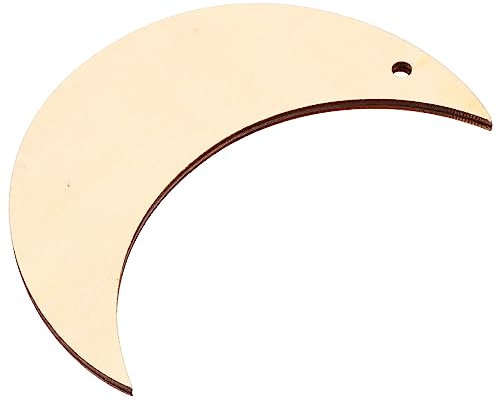 EXCEART 20 Islamische Hochzeit Zur Verschönerung Chip-Center-Farbe Ramadan- Holzausschnitt. Ornament Handwerk Projekte DIY Geformte