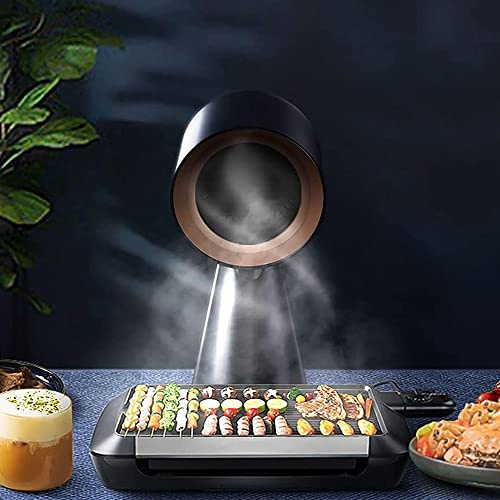 CAJOLI Household Handheld Range Hood, Strong Suction 2-Speed Desktop Range Hood, Suitable for Home Use, Kitchen Hot Pot, Barbecue
