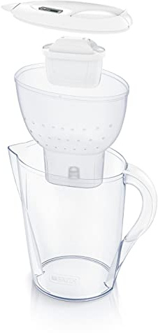 Marella - caraffa con filtro per acqua - bianco 1051474