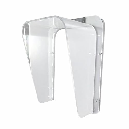 Dickly Protezione antipioggia per campanello Protezione antipioggia Cappuccio antipioggia per controllo accessi impermeabile esterno Copertura per tastiera, Chiaro
