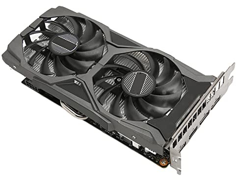 Topiky Tarjeta Gráfica GDDR6 de 6 GB, Reloj GPU de 1785 MHz, 8K HDR, Ventilador de Refrigeración Dual, Resolución de 7680 X 4320, con 192 bits, paraGTX 1660 Super, PCI Express 3.0 X16,