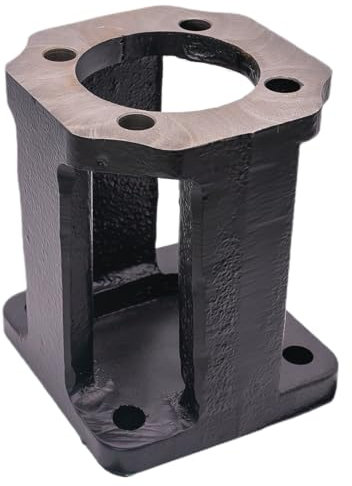 KOLEOLL Log Splitter Mount Bracket Fits 5-7 Hp Engines, Black Metal Floor Mount