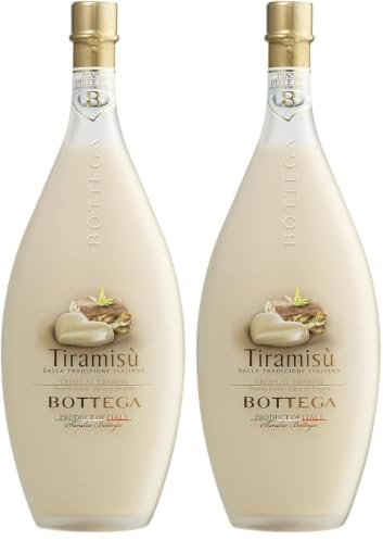 Bottega Crema di Liquore al Tiramisù - 500ml (Confezione da 2)