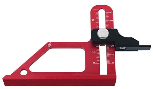 Table Saw Depth Gauge | Depth Measuring Instrument - Metric and Inch Scales