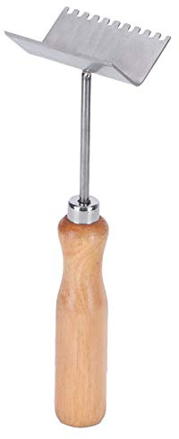Jeffergarden Pelle Apiculteur, Outil en Acier Inoxydable pour Gratter la Cire, Extracteur d'abeilles Efficace pour Les Apiculteurs, Idéal pour l'entretien et Le Nettoyage de la Ruche
