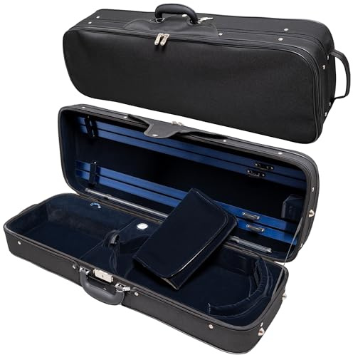 MI&VI Vivace Series Hybrid Violakoffer aus Hartholz – leichter länglicher Koffer für Bratschen, AW-7015 (38,1 cm bis 39,4 cm)