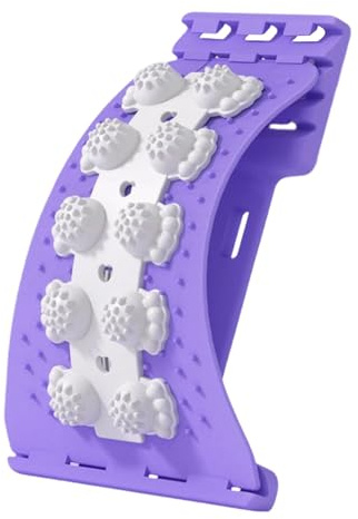 Back Stretcher - Spine Stretcher Cracker Board, Massager With Noder | 4-nivås Justerbara Ryggbårar För Spinal Stenos, Ortopedisk Korrigering För Hemmagym, Vävnads- Och Nervavslappning