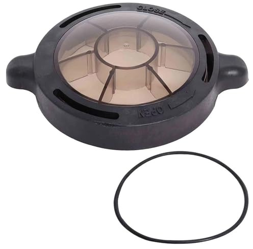 QOXEZY Tapa de bomba de piscina compatible con Splapool Inground modelos 72772/72743/72744 y Pureline Pure Flow PL1600-PL1601, 25 x 17 cm, marrón oscuro
