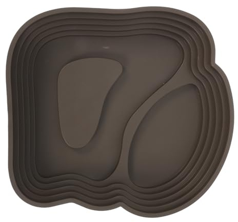 Hemobllo Bassin de Baignade pour Tortues en PVC Ergonomique, Bol de Trempage Confortable et Anti-éclaboussures pour Lézards et Geckos en Terrarium Extérieur
