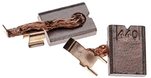 vhbw 2x Kohlebürste Motorkohle, Schleifkohle 3 x 10 x 13,4mm kompatibel mit Makita BHP444