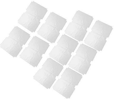 NUOBESTY 10stücke Buch Umschlag Selbstklebend Transparent Aus Hochwertigem Kunststoff Für Lehrbuch-schutzhüllen Klare Wasserdichte Abdeckungen