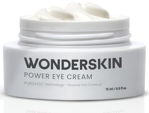 Wonderskin Purevoc Augencreme Gegen Augenringe Und Schwellungen 0,5 Oz – Augencreme Für Frauen Und Männer Mit Mango- Und Sheabutter, Squalan – Parfümfrei