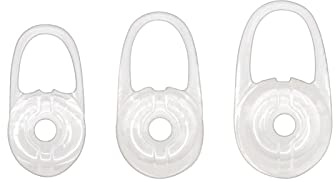 OTOTEC 3 Almohadillas para Los Oídos de Silicona Compatible con Plantronics Voyager Edge V3200/V3240/V3280 Auriculares Inalámbricos Bluetooth Tamaño Mixto Transparente