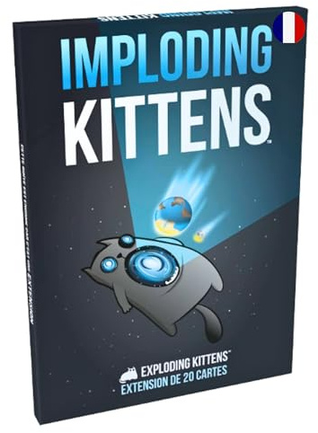 Asmodee | Exploding Kittens | Exploding Kittens - Ext. Imploding Kittens | FR | 7+