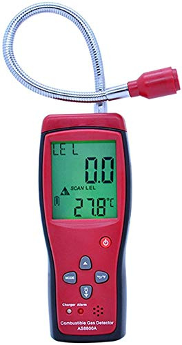 WJJ Détecteur de gaz Détecteur de gaz Détecteur de Fuite de gaz - Détecteur de gaz Naturel Combustible Lieu de Fuite de gaz Déterminez Le testeur d'analyseur avertir