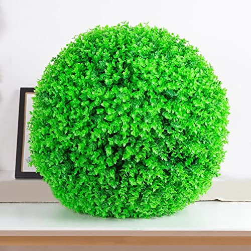 V3VOGUE Buchsbaum Kugel Grüne,voll Und Realistisch,künstliche Buchsbaumkugel,6 Lagen Blätter,runde Dekopflanze,Für Wohnzimmer, Jubiläum, Bankett,Buchsbaum Kugel 1 Stück (Size : 50cm(19.6in))