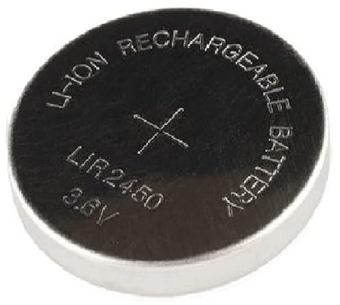 EASTCELL LIR2450 Akku Knopfzelle, 5er Blister, 3.6V Lithium Ionen Akkubatterie, Wiederaufladbar für Smart Home, IoT, Sensoren, Schlüssel-Sender – Langlebig & Hochstromfähig