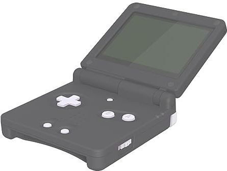 eXtremeRate Boutons de Remplacement pour Gameboy Advance SP GBA SP, Console Portable Non Incluse, Blanc Pur