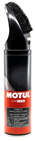 Motul, Limpia Tapicerías, Aerosol Limpieza Coche Interior, Ideal para los Textiles del Automóvil, Elimina las Manchas, Protege Tapizados y Moquetas y Deja un Aroma Agradable, 0.5 l